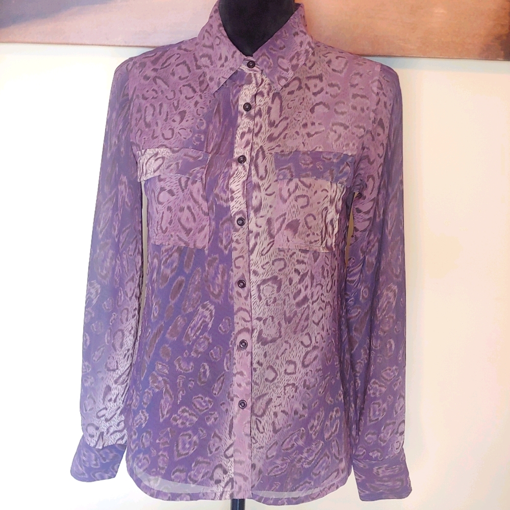 🖤Buffalo David Bitton Sheer Blouse SML